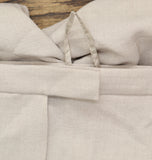 Kasper Womens Mid-Rise Extended-Tab Straight-Leg Trousers Summer Straw Brown 18