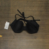 Shade & Shore Women's Lightly Lined Ruffle Bikini Top PID-EELWG Black 36B