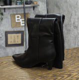 Universal Thread Womens Kendra Kitten Heel Tall Dress Boots 90511058 Black 6M
