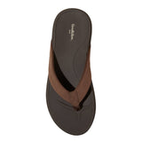 Goodfellow & Co Mens Ian Comfort Flip Flop Thong Sandals 89483758 Brown S (7-8)