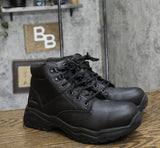 S Sport By Skechers Mens Elton Steel Toe Leather Work Boots 88421397 Black 9