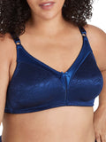 Bali Wire-Free Bra Double Support M-Frame Cushioned Flexible Fit In The Blue 36C