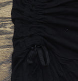 A Pea In The Pod Maternity Ruched Rolling Waist Pajama Pants Bottoms Black L