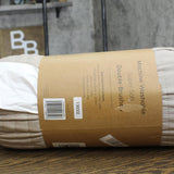 iEnjoy Home All Season 3-Piece Stripe Stitch Quilt Set Beige Brown Full / Queen