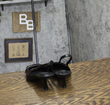 INC International Concepts Womens Capeka Slingback Pumps Black Crinkle 6M