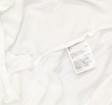JM Collection Womens ie Sleeve Shirt Top White S
