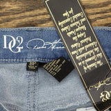 Dg2 Womens Virtual Stretch Boot-Cut Jeans 567176 Chambray Blue 8P