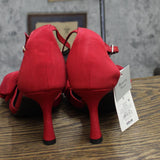 A New Day Womens Grace Bow Pumps with Memory Foam Insole 90972787 Red 7.5M