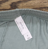 Auden Womens Cooling Jersey Elastic Waistband Knit Pajama Shorts Green XS