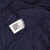 White Mark Womens Plus Size Cold Shoulder Ruffle Sleeve Top PS1352 Navy Blue 1X