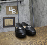 Giani Bernini Womens Dailyn Leather Moccasin Loafers DAILYN Black 7M