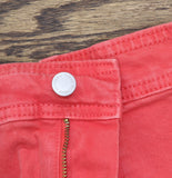 Universal Thread High-Rise Sailor Denim Jean Shorts 93070841 Red 16