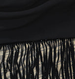 DKNY Womens Sleeveless Asymmetrical Fringe-Hem Cocktail Dress ED4JCE52 Black 8