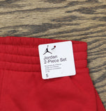 Jordan Little Boys Fleece Sweat Pants Red 5