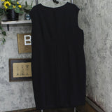 Kasper Womens Plus Size Sleeveless Sheath Dress 1678fa106049b1 Black 22W