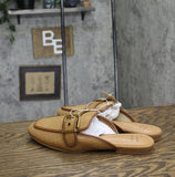 A New Day Womens Wendy Raffia Mule Flats 92611438 Brown 8.5M