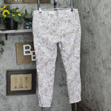 DG2 by Diane Gilman Womens Reversible Twill Pull-On Skinny Jean Gray Multi XL