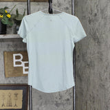 Spyder Active Womens Athletic T-Shirt Tee 167359c4888239 Green Gray M