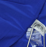 Calvin Klein Solid Ruffled-Collar Tie-Neck Top Klein Blue 3X