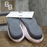 Isotoner Womens Terry Clog Slippers Non-Slip 96035 Peony Pink S (6.5-7)