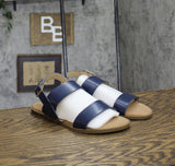 Journee Collection Womens Lavine Multi Strap Sandals LAVINE Navy Blue 9W