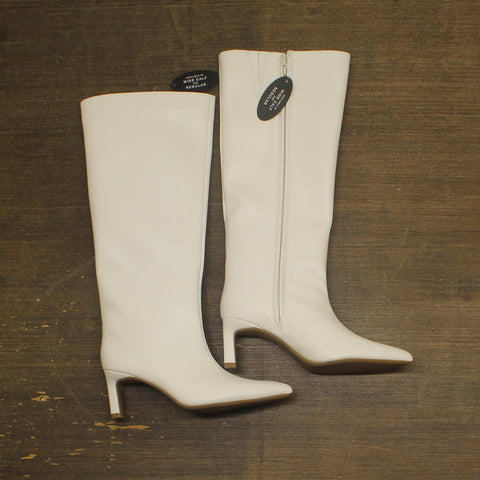 On 34th Womens Rachelle Stovepipe Boots 10019723900 Bone Smooth 6.5M