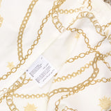INC International Concepts Chain-Print Pajama Set Woven Celia Chain White L