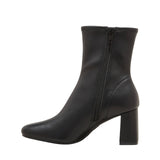 A New Day Pippa Stretch Ankle Boots with Block Heel 87930826 Black 6.5M