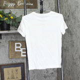 Unfortunate Portrait x BLM Womens Cotton Boxed Pizza Party Graphic Tee White XS