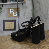 A New Day Womens Riah Platform Heels 88075209 Black 10M
