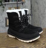 Universal Thread Womens Corie Winter Hiker Boots 88236081 Jet Black 10M