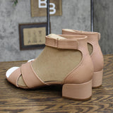 Clarks Womens Caroleigh Rise Heeled Sandal 26164756 Dark Blush Leather Pink 10M