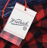 Woolrich X TGT Button-Front Flannel-Lined Denim Shacket 94612511 Blue S
