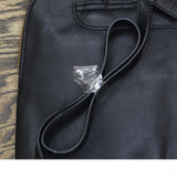 A New Day Zip Top Faux Leather Backpack 52847761 Black One Size