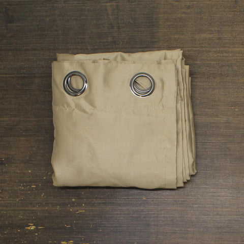 ZUZIFY Blackout Curtain Polyester Grommet Brown 50x96