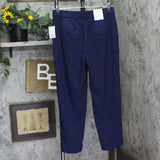 A New Day Womens Tapered Ankle Pants 94655740 Navy Blue 10