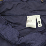 Bar III Womens Wave Solids Smocked V-Cut Bikini Bottom MBHS25566 Nautical Blue L