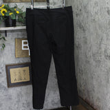 Avenue Pull-On Super Stretch Straight-Leg Trouser Pants 203922 Black 18W Tall