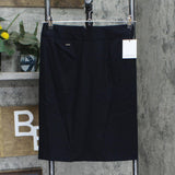 Calvin Klein Womens Knee Length Dress Pencil Skirt CSE1705O Dark Navy Blue 6