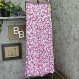 Michael Michael Kors Print Cover Up Pants Mesh Bright Wild Berry Pink XS/S