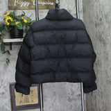 Wild Fable Womens Bow Puffer Jacket 94658795 Black M