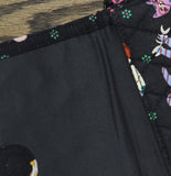 Vera Bradley Quilted Crossbody Shoulder Purse Pouch Black
