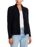 Aqua Womens 100% Cashmere Open Cardigan Sweater V11600 Black S