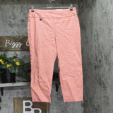 Alfani Essential Capri Pull-On with Tummy-Control Pants Sunrise Coral Pink 12