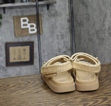 A New Day Womens Tilly Raffia Platform Footbed Sandals 92611752 Tan Brown 7M