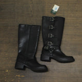 Wild Fable Womens Rebel Tall Moto Buckle Boots 90366583 Black 7.5M