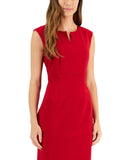 Kasper Women's Sleeveless Split-Neck Sheath Dress 10853745