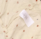 Canyon Retreat by Denim & Co. Front Embroidered Midi Dress Oatmeal Brown PL