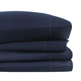 Madison Park 600 TC Pima Cotton Bed Sheet Set 4-Piece MP20-8000 Navy Blue King