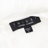 Trixxi Womens Gauze Lightweight Mini Dress 1679163a65a814 White L